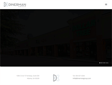Tablet Screenshot of dinermangroup.com